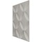 Ekena Millwork 19 5/8in. W x 19 5/8in. H Wallflower EnduraWall Decorative 3D Wall Panel Covers 2.67 Sq. Ft. WP20X20WABCR - alternate 2